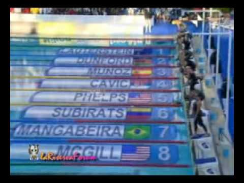 MONDIALI NUOTO   WR Phelps   Finale 100 m FARFALLA U 182009