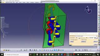 4 Cylinder Engine Block/4 Silindirli Araba Motoru Bloğu Kinematik Simulasyonu