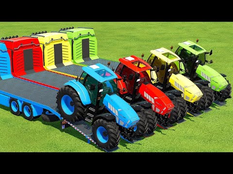 TRANSPORTING LAMBORGHIN TRACTOR WITH MAN TRUCKS - Farming Simulator 22