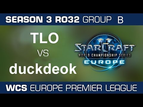 StarCraft 2 TLO vs duckdeok WCS Europe Premier League Full Gameplay