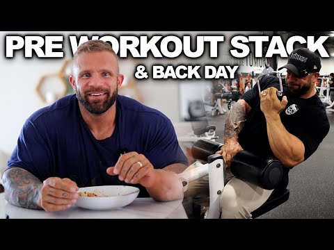 My Pre Workout Supplements + Back & Biceps!