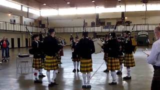 College of Wooster bagpipes at the Toronto 2010 indoor highland games