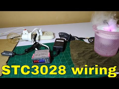How to wiring STC-3028 temperature and humidity controller for incubator