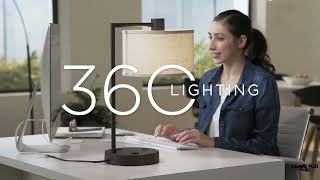 Watch A Video About the Colby Bronze Finish Desk Lamp with Outlet and USB Port