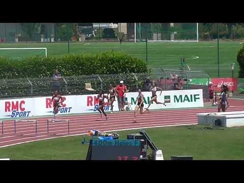 400m haies (76cm) - Finale FRANCE ELITE 2018 - 56''62 CHABOUDEZ Aurelie