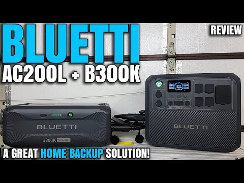 A Great Home Backup Solution! | Bluetti AC200L + B300K Expansion Battery Review