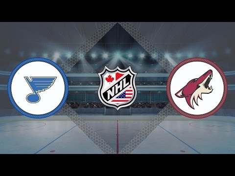 Обзор матча Сент-Луис - Аризона / BLUES VS COYOTES MARCH 18, 2017 HIGHLIGHTS