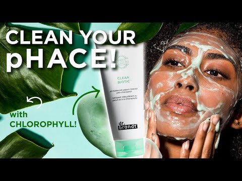 DR. BRANDT jogurtinis veido prausiklis su chlorofilu CLEAN BIOTIC, 100 ml