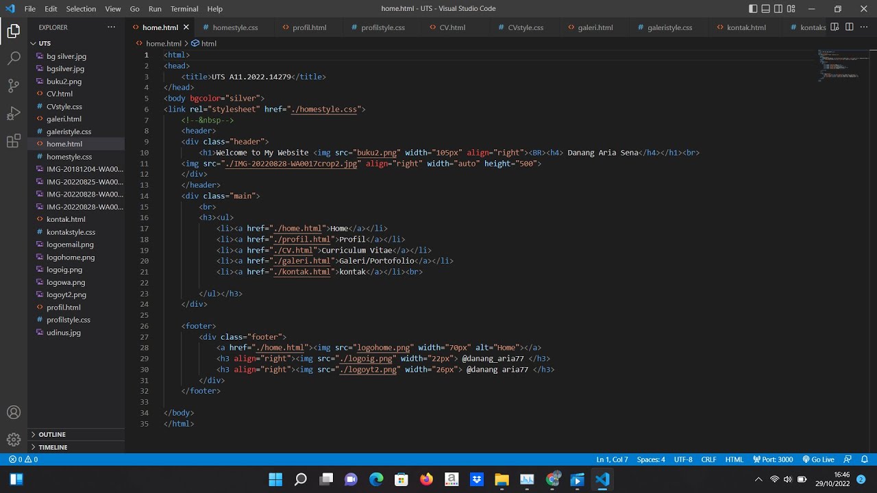 UTS Pemrograman Berbasis Web   A11.2022.14279