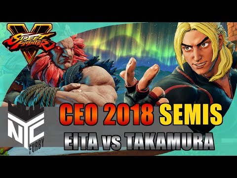 [SFV] CEO 2018 Semifinals - Eita vs Takamura [1080p/60fps]
