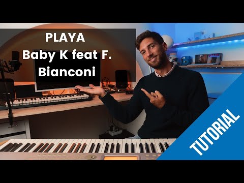 "PLAYA" - Baby K feat. Francesco Bianconi PIANO TUTORIAL (senza spartiti)