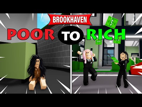 Going from Poor to Rich on Brookhaven! | Roblox Roleplay