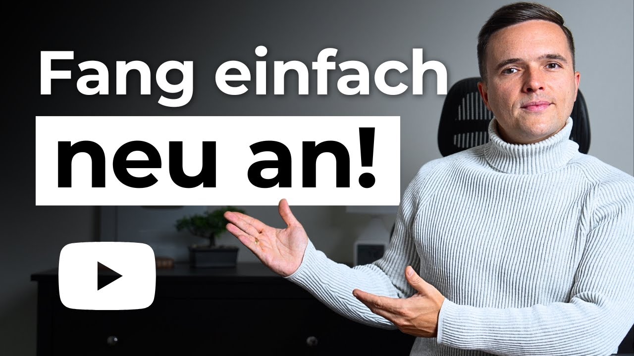 Wie ich 2026 einen YouTube Kanal starten würde (wenn ich noch einmal von vorne anfangen müsste!)