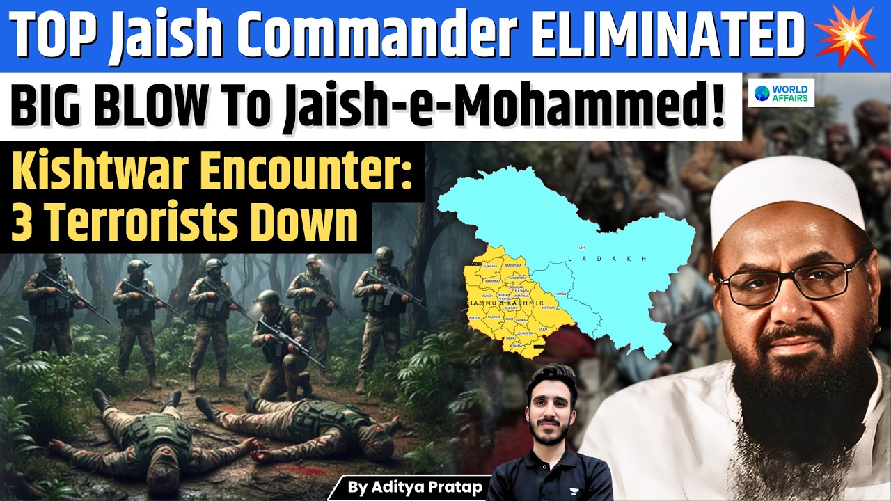 Top Jaish Commander Killed in Kishtwar Encounter | Operation Trashi-1 Explained