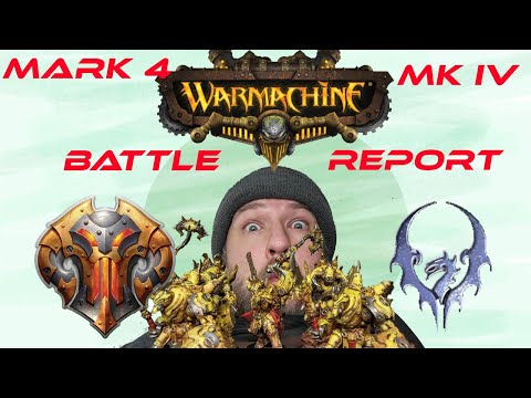 Warmachine Mark IV Orgoth Vs. Everblight 50 point battle report! World first!