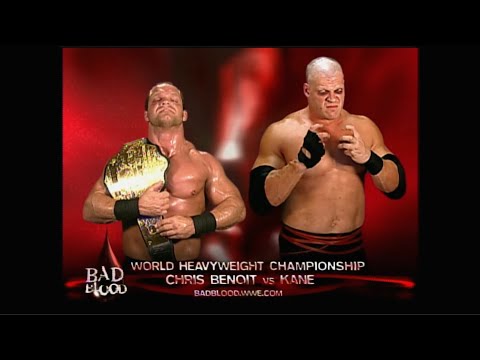 Story of Chris Benoit vs. Kane | Bad Blood 2004