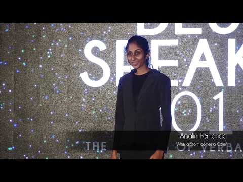Amalini Fernando - "After A Storm Comes A Calm" - Best Speaker 2016