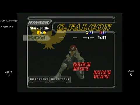 GCM 22 SSBM - Golden (C. Falcon) vs. Wjang (Ganondorf) - Melee WQF