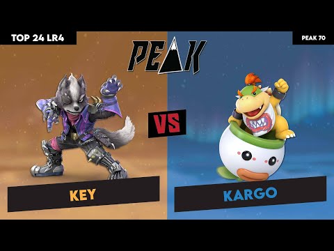 Top 24 LR4 Key (Wolf) vs Kargo (Bowser Jr) (Peak 70)