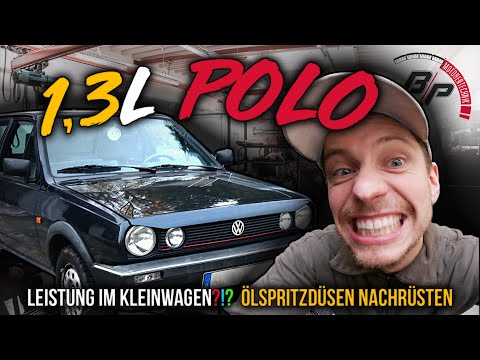 VW Polo 86c 1.3L engine oil spray nozzle retrofit | And other modifications | BP Motorentechnik