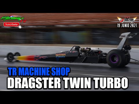 Dragster Twin Turbo | TR Machine Shop | Salinas Speedway | PalfiebruTV