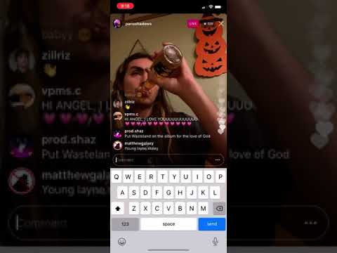 Paris Shadows Drunk On IG Live
