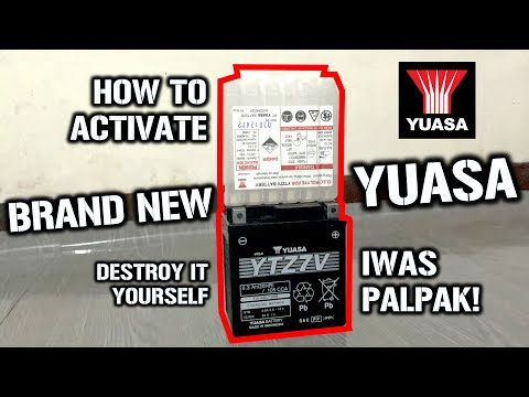 YUASA BATTERY | HOW TO ACTIVATE | DIY