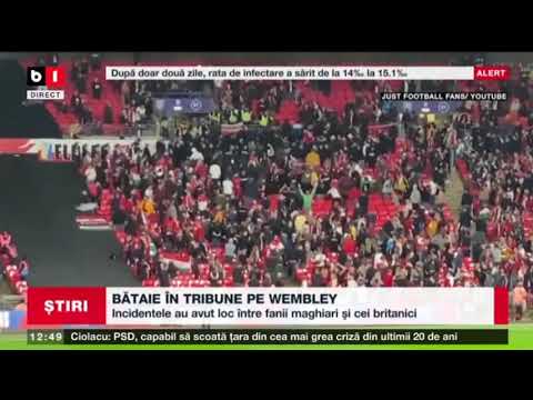 BATAIE IN TRIBUNE PE WEMBLEY_Stiri B1_13 oct 2021