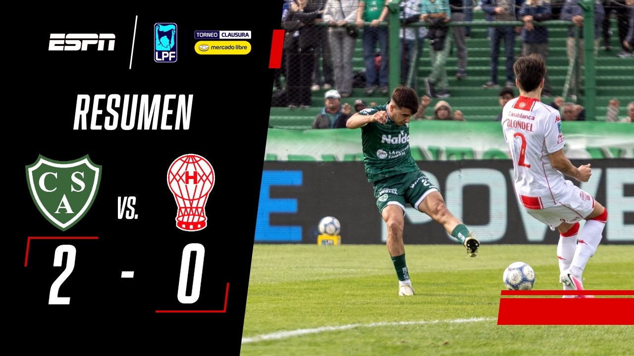 CAICEDO SE HIZO ECHAR Y EL VERDE SUMÓ SU TERCER TRIUNFO AL HILO | Sarmiento 2-0 Huracán | RESUMEN