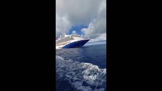 Carnival Sunshine anchored ⚓️  Silent live for WH thank you guys ❤️ 💙 💜