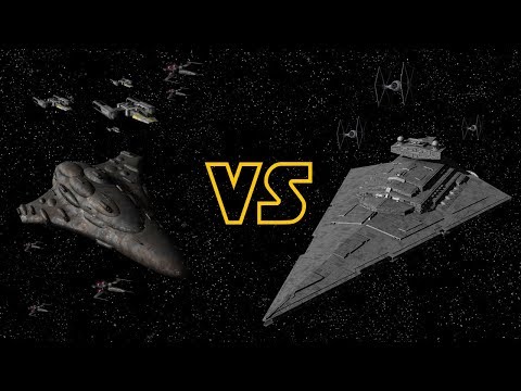 Ship VS Ship Episode 5: Imperial-I Star Destroyer VS MC-80 Winged