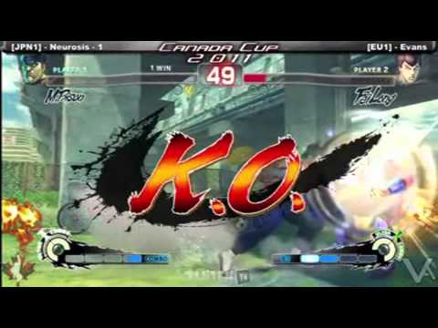 Canada Cup Gaming 2011 SSF4AE International 5v5 Japan1 vs Europe1