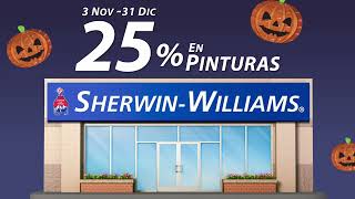 25% de descuento en Pinturas Sherwin-Williams
