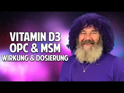 Robert Franz über Vitamin D3, OPC, K2 & MSM -  Wirkung und Dosierung
