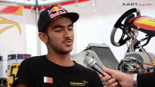 preview picture of video 'Abdulla Al-Thawadi - World Karting Championship 2013 - Great Britain'