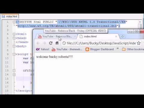 Beginner JavaScript Tutorial 16 Nesting and Fridays
