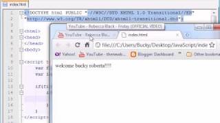 Beginner JavaScript Tutorial - 16 - Nesting and Fridays!