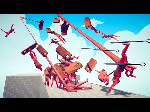 4 SKEWERS VS EVERY FRACTION | TABS - Totally Accurate Battle Simulator
