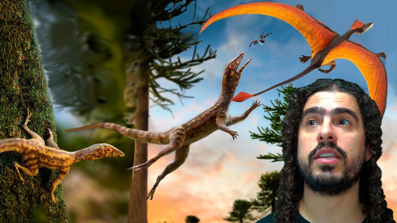 De onde vieram os pterossauros? Uma nova pista! (#Pirula 340)