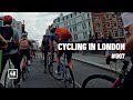 Cycling in London 4K - Cycle Superhighways 6 & 3 during rush hour