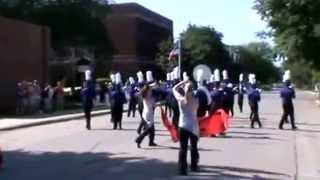 preview picture of video 'Lake Mills Marching Band '12 Street Show'