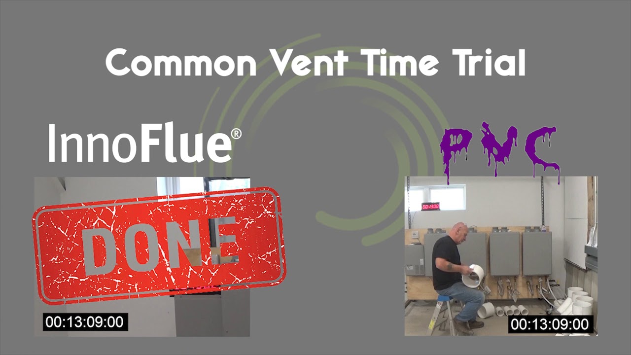 Centrotherm InnoFlue Common Vent Installation Time Trial