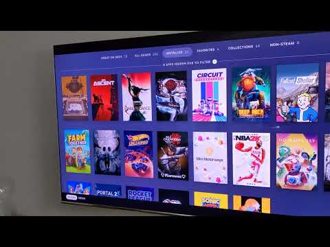 chimeraos with deck ui living room TV