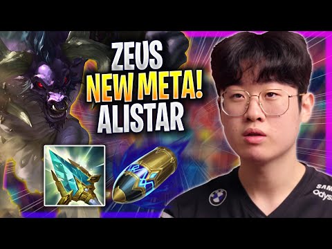ZEUS CRAZY NEW META ALISTAR TOP! - T1 Zeus Plays Alistar TOP vs Jayce! | Season 2023