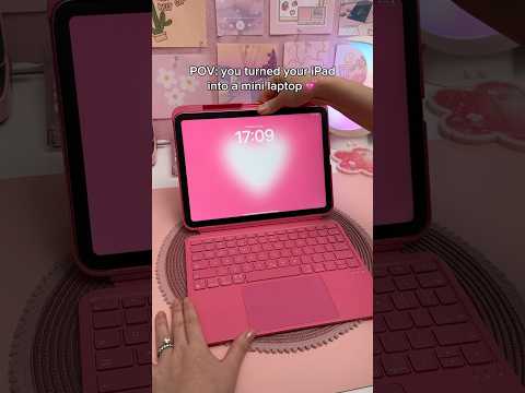 turned my iPad into a laptop 💕 digital note taking | iPad accessories | iPad keyboard case