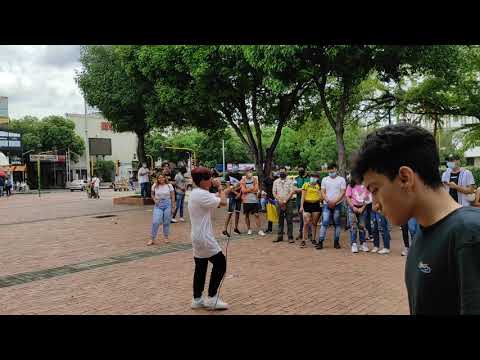 Sawriel Vs. SW - Plantón Musical - FREESTYLE PROCOLOMBIA.