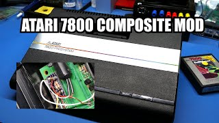 Atari 7800 Composite Video Mod