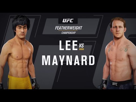UFC 3 Gameplay Bruce Lee vs Gray Maynard