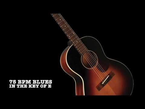 Slow Acoustic 12 bar Blues backing track in E
