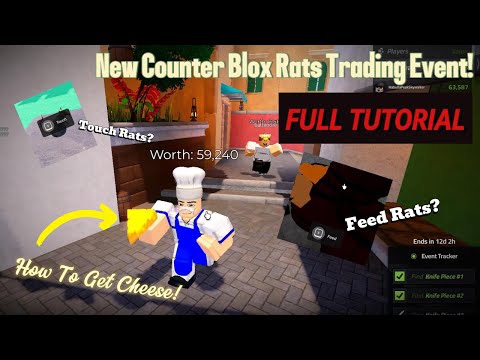 NEW Counter Blox Rat & Cheese Event FULL TUTORIAL+ All Rat Spawns! 67 Trading Update PT.3! (ROBLOX)